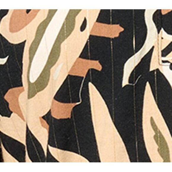 Belle by Kim Gravel Women's Top Sz M Autumn Tapestry Smocked Black A663073 - Picture 3 of 4